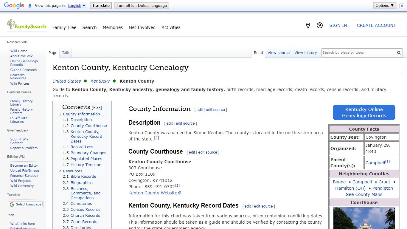 Kenton County, Kentucky Genealogy • FamilySearch